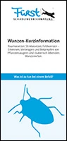 Fürst-Schaedlingsbekämpfungs-Flyer: Baumwanzen, Stinkwanzen und Feldwanzen – Erkennen Vorbeugen und Bekämpfen.