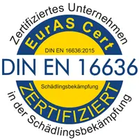Qualitätssiegel Zertifiziertes Unternehmen qms iso16636